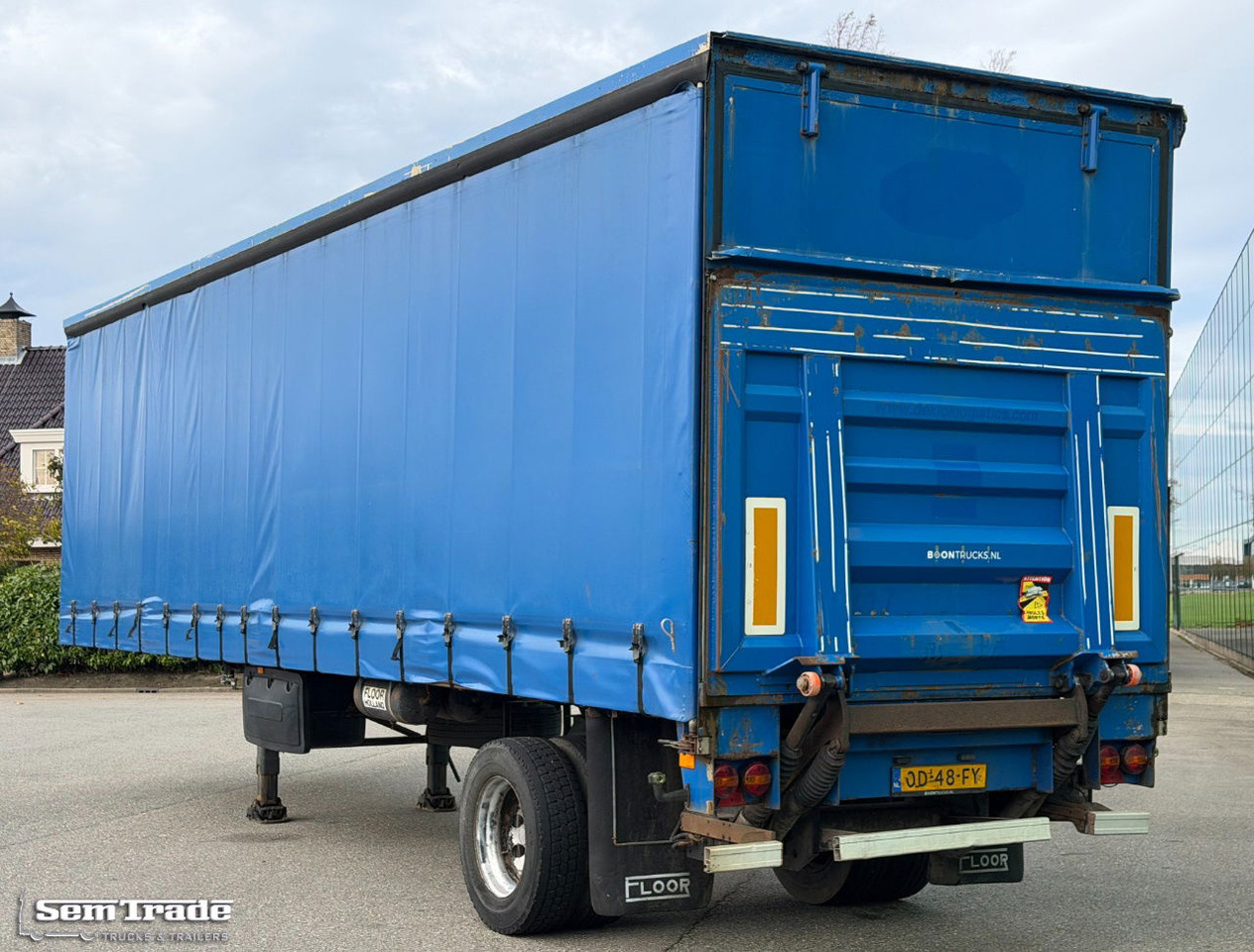 Floor FL0-12-102 City Trailer Tail Lift Good Condition Holland-Trailer - Tenta puspiekabe: foto 3 Floor FL0-12-102 City Trailer Tail Lift Good Condition Holland-Trailer - Tenta puspiekabe: foto 3
