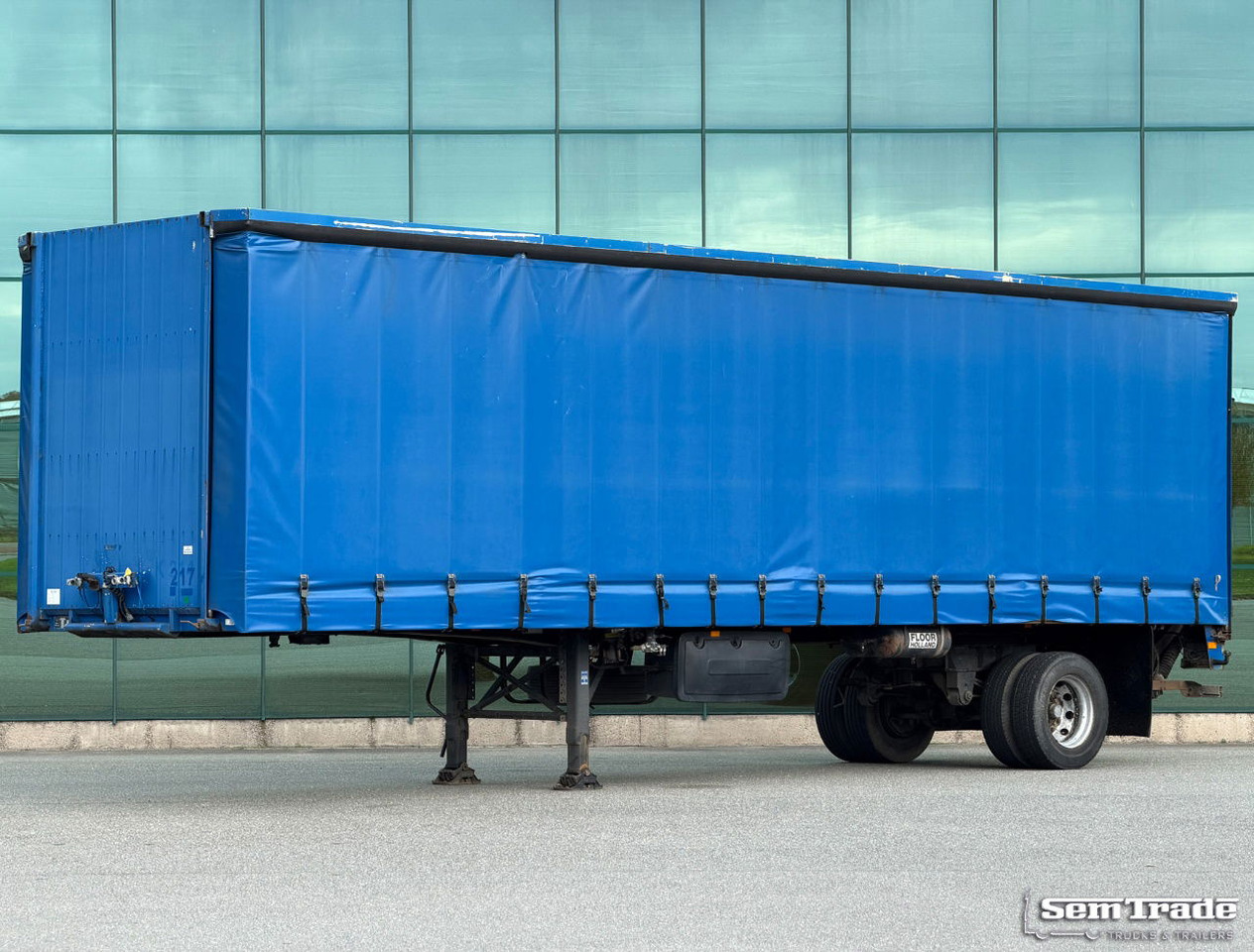Floor FL0-12-102 City Trailer Tail Lift Good Condition Holland-Trailer - Tenta puspiekabe: foto 1 Floor FL0-12-102 City Trailer Tail Lift Good Condition Holland-Trailer - Tenta puspiekabe: foto 1