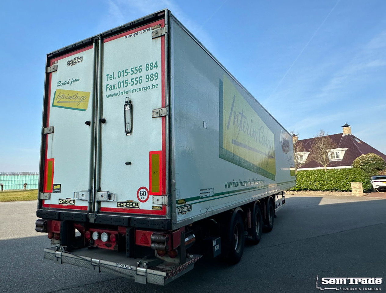 Renders Chereau Carrier Maxima 1300 Steering Axle Tail Lift Belgium Trailer - Puspiekabe refrižerators: foto 5 Renders Chereau Carrier Maxima 1300 Steering Axle Tail Lift Belgium Trailer - Puspiekabe refrižerators: foto 5