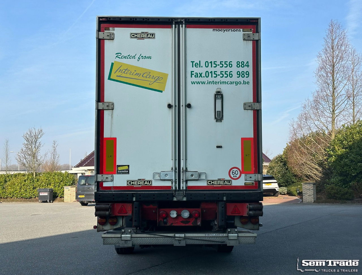 Renders Chereau Carrier Maxima 1300 Steering Axle Tail Lift Belgium Trailer - Puspiekabe refrižerators: foto 4 Renders Chereau Carrier Maxima 1300 Steering Axle Tail Lift Belgium Trailer - Puspiekabe refrižerators: foto 4