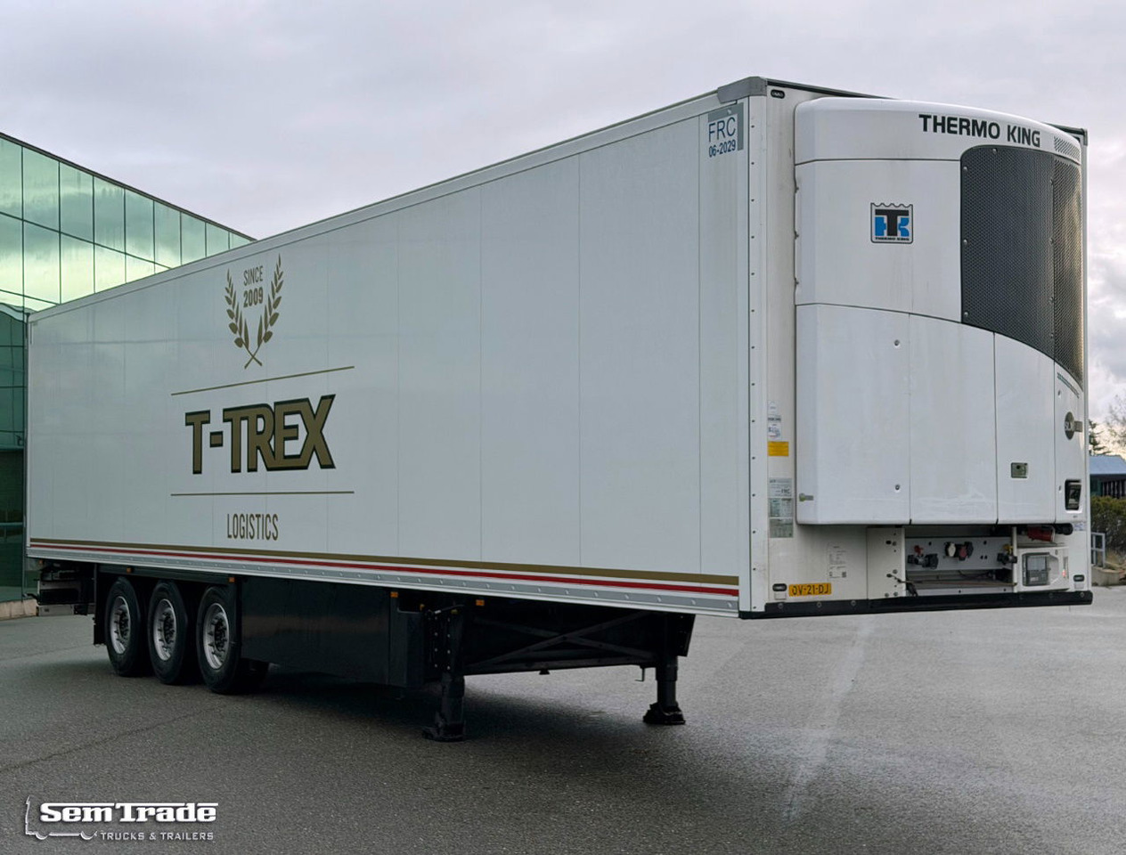 Puspiekabe refrižerators Schmitz Cargobull SCBS3B Thermo King SLXi 300 Only 502 Engine Hours Lift Axle Super Condition: foto 6