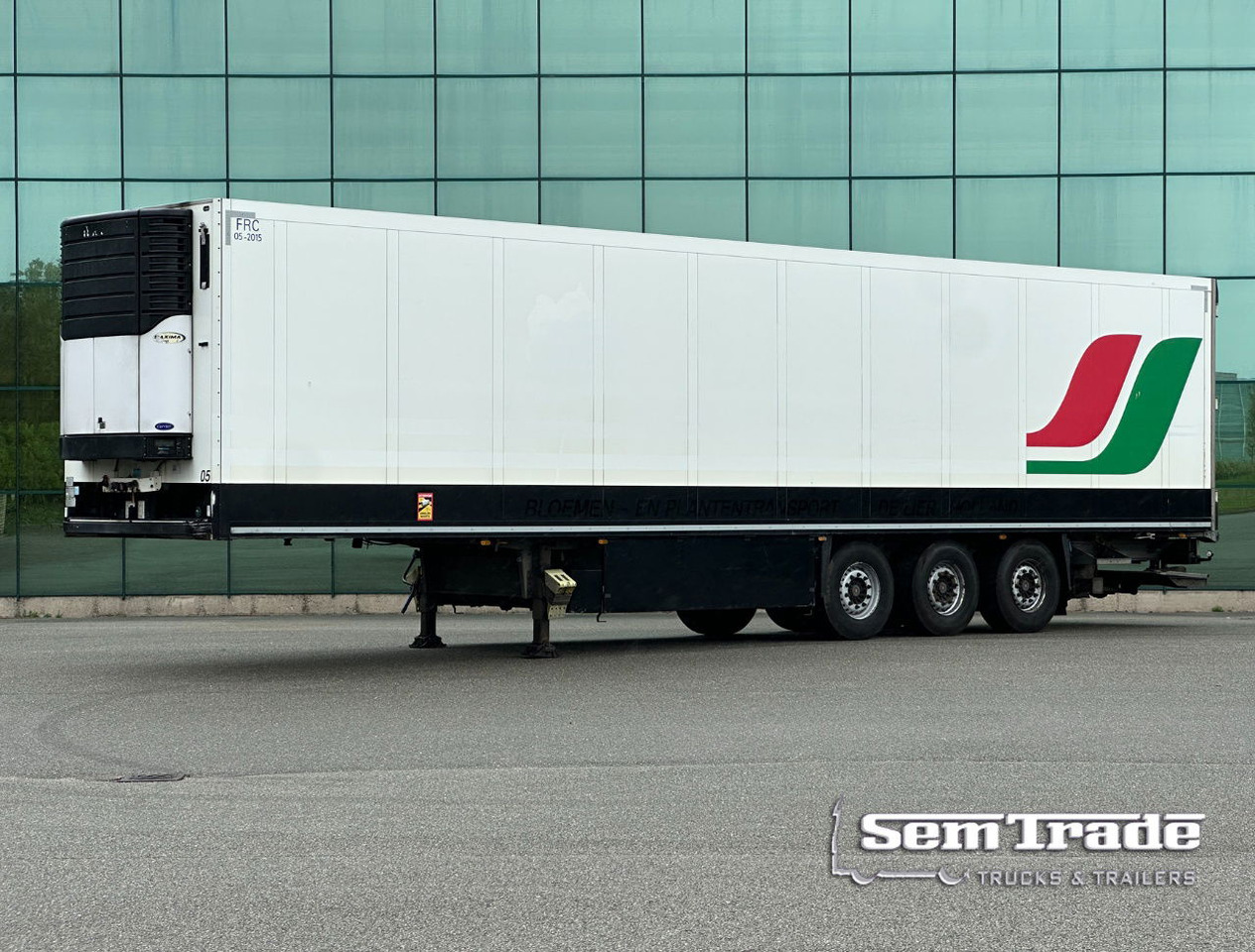 Schmitz Cargobull SKO24 Carrier Maxima 5.502 Hours 270 CM High 250 CM Wide Disc - Puspiekabe refrižerators: foto 1 Schmitz Cargobull SKO24 Carrier Maxima 5.502 Hours 270 CM High 250 CM Wide Disc - Puspiekabe refrižerators: foto 1