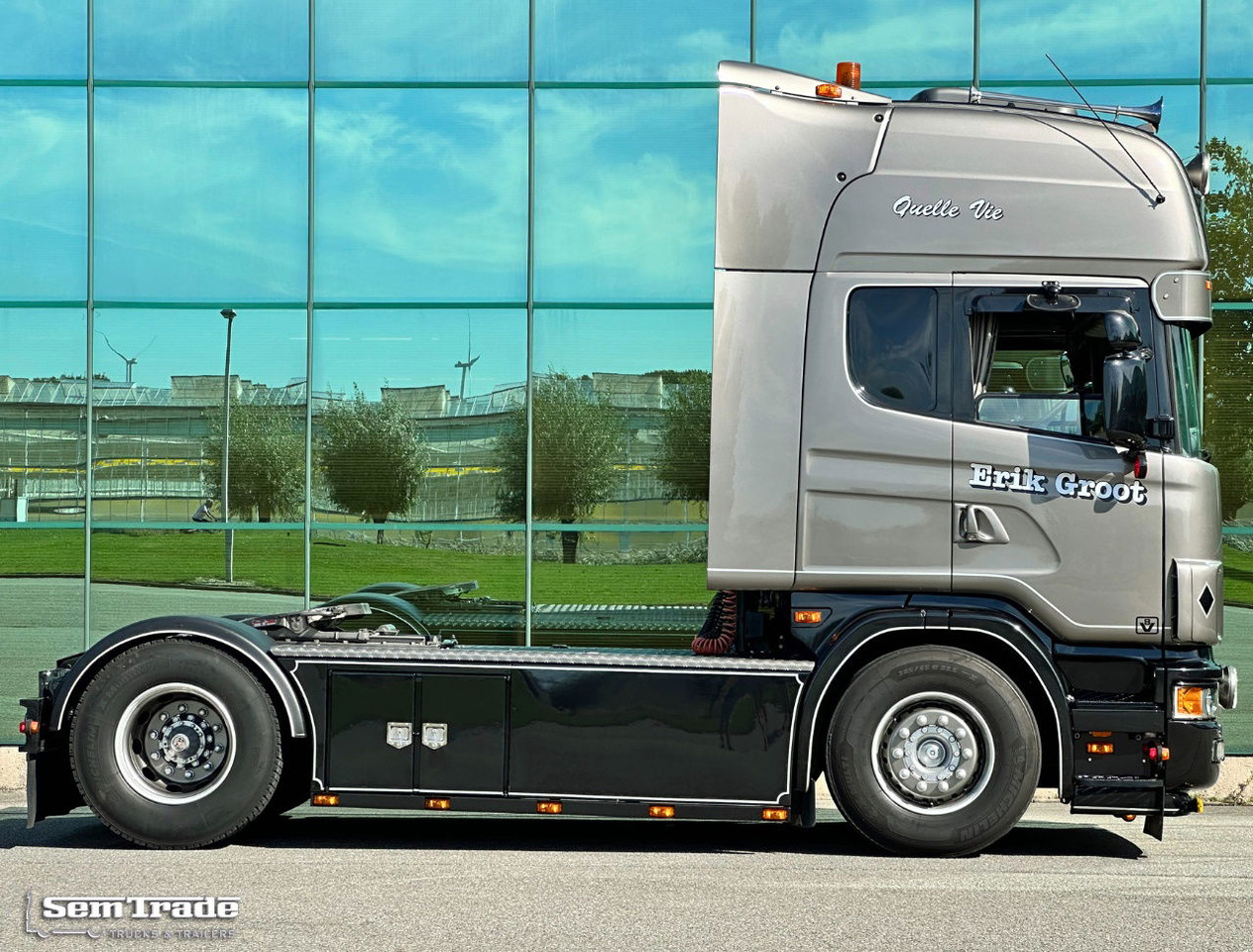 Scania R164-480 V8 Retarder Manual Gearbox Showtruck Completely Rebuild Unique Condition - Vilcējs: foto 5 Scania R164-480 V8 Retarder Manual Gearbox Showtruck Completely Rebuild Unique Condition - Vilcējs: foto 5