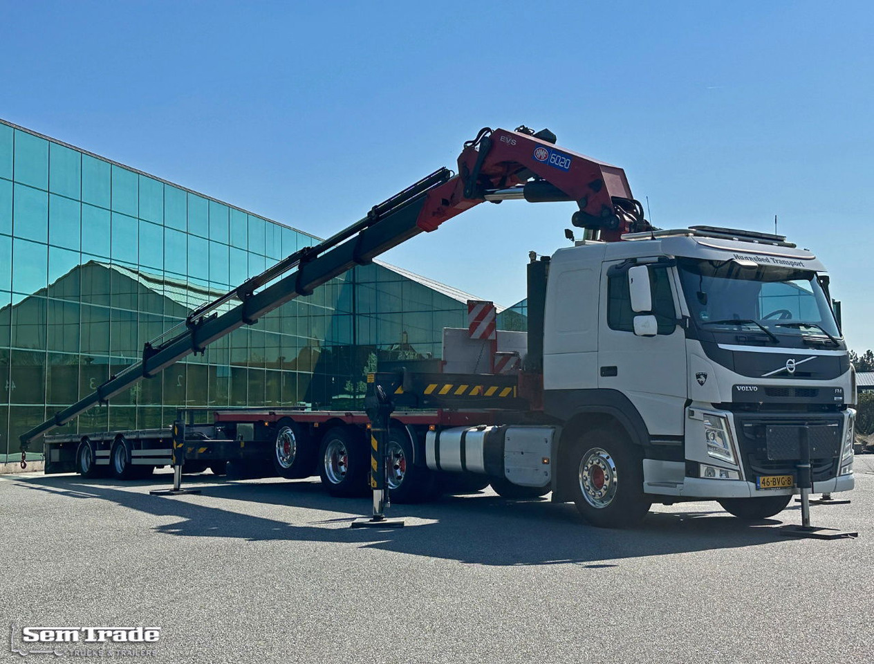 Volvo FMX 540 8X4 HMF 6020 K8 Kraan 231.000 KM + 2023 Sterk Trailer Super Condit - Kravas auto ar manipulatoru: foto 5 Volvo FMX 540 8X4 HMF 6020 K8 Kraan 231.000 KM + 2023 Sterk Trailer Super Condit - Kravas auto ar manipulatoru: foto 5