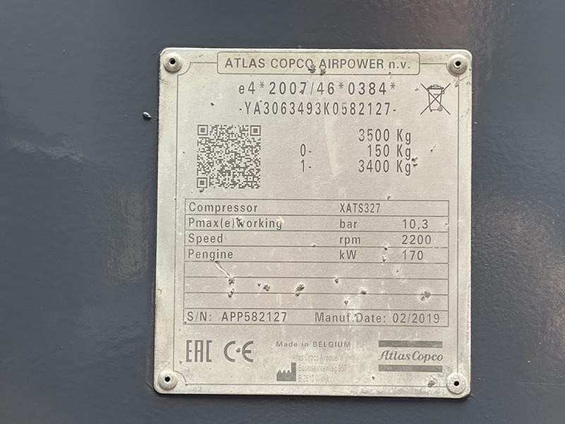 Atlas-Copco XATS 327 MD - Gaisa kompresors: foto 3 Atlas-Copco XATS 327 MD - Gaisa kompresors: foto 3