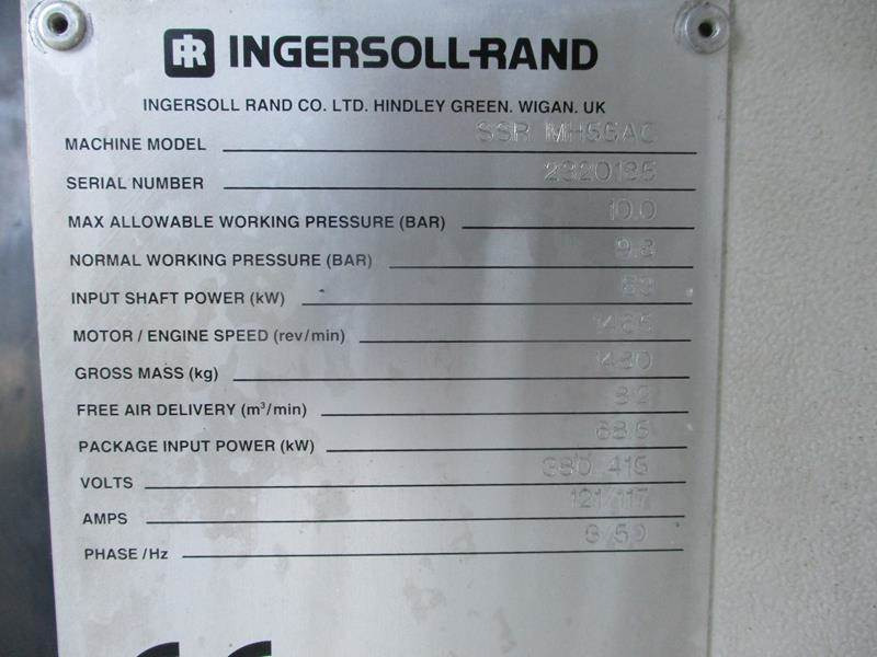 Gaisa kompresors Ingersoll Rand MH 55: foto 18