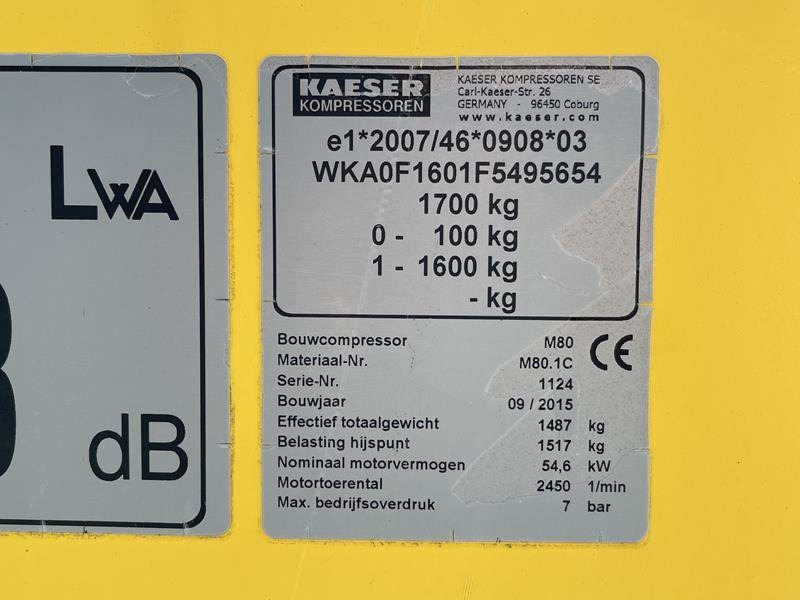 Kaeser M 80 - N - Gaisa kompresors: foto 4 Kaeser M 80 - N - Gaisa kompresors: foto 4