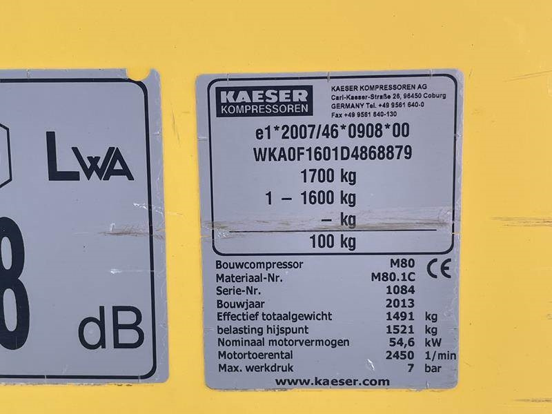 Kaeser M 80 - N - Gaisa kompresors: foto 4 Kaeser M 80 - N - Gaisa kompresors: foto 4