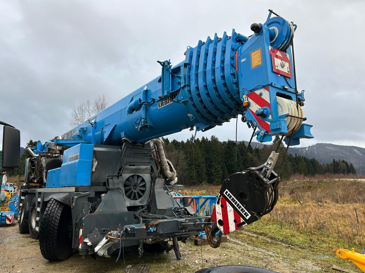 Liebherr LTM 1100-4.2 / Accident - Autoceltnis: foto 1 Liebherr LTM 1100-4.2 / Accident - Autoceltnis: foto 1