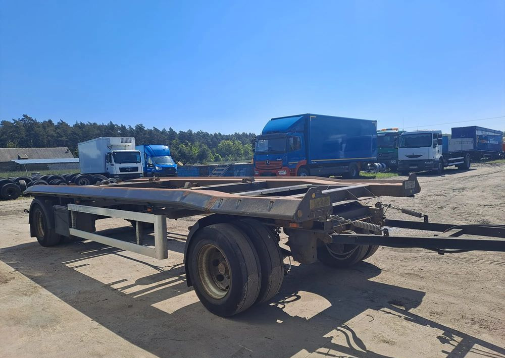 Huffermann Przyczepa Schmitz do hakowca - Multilift/ Būvgružu konteinera piekabe: foto 2 Huffermann Przyczepa Schmitz do hakowca - Multilift/ Būvgružu konteinera piekabe: foto 2