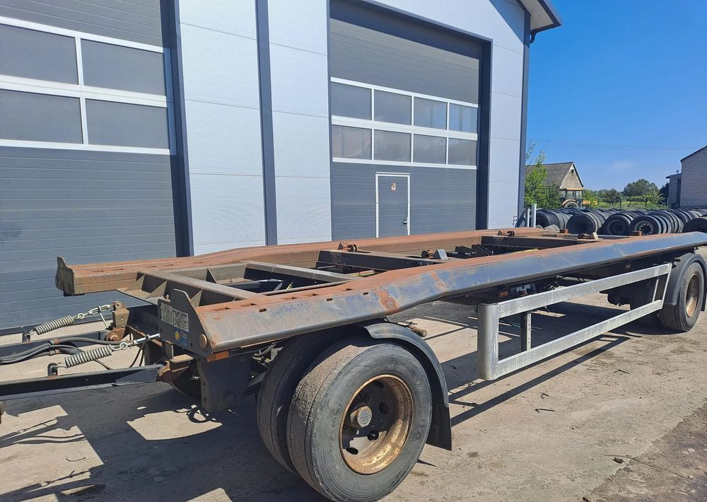 Huffermann Przyczepa Schmitz do hakowca - Multilift/ Būvgružu konteinera piekabe: foto 4 Huffermann Przyczepa Schmitz do hakowca - Multilift/ Būvgružu konteinera piekabe: foto 4