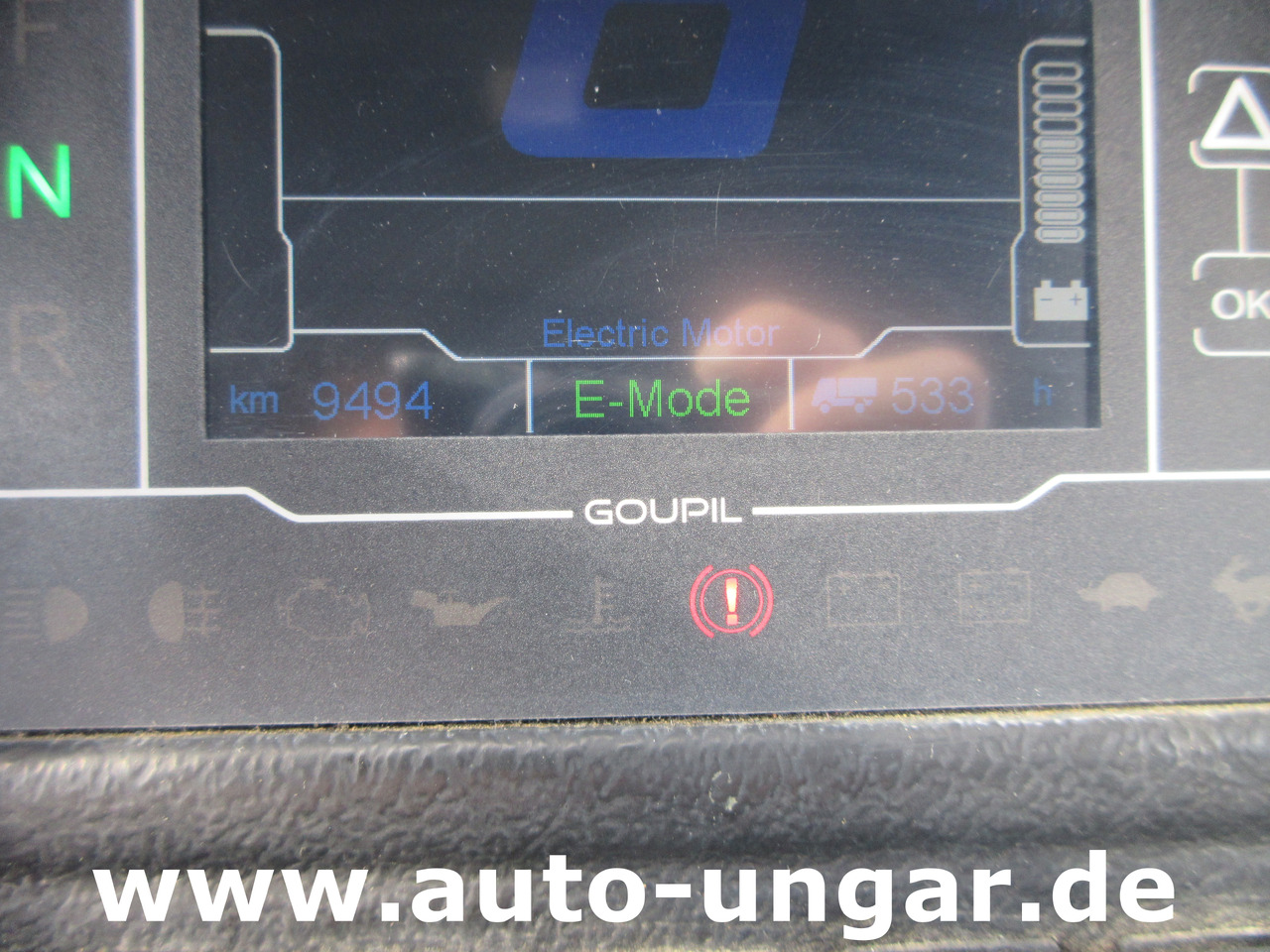 Elektriskā komunālā automašīna GOUPIL G5 E  Kipper Unfall- und Getriebeschaden Elektrofahrzeug Bj 2014: foto 24