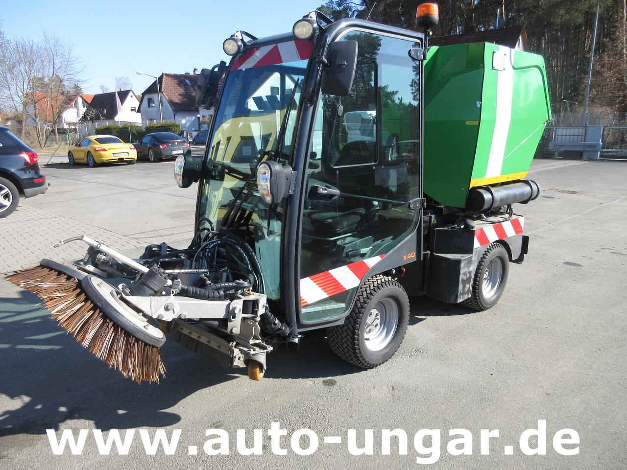 Holder X40 / X45 Baujahr 2017 Knicklenkung Kehraufbau 4x4 Kommunalhydraulik Frontheber - Ielu tīrīšanas mašīna: foto 1 Holder X40 / X45 Baujahr 2017 Knicklenkung Kehraufbau 4x4 Kommunalhydraulik Frontheber - Ielu tīrīšanas mašīna: foto 1