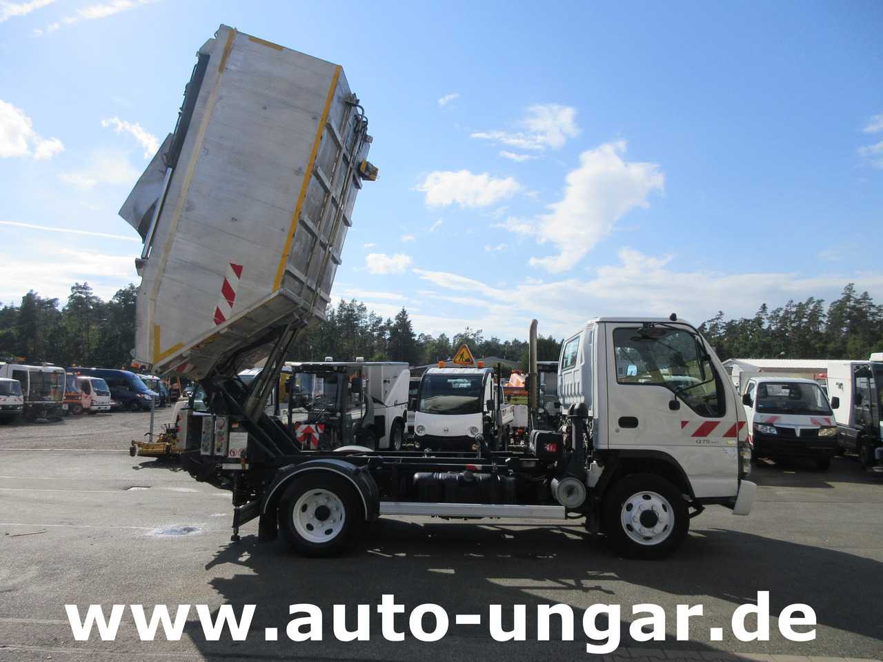 Atkritumu vedējs ISUZU NQR smoother NPR 75 Q75.Y07 Faun Müllwagen Euro 4 Kipper Lifter Presse: foto 21