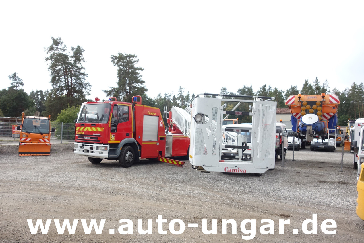 IVECO Eurocargo 130E24 Camiva / Metz EPAS 30 DLK Drehleiter Feuerwehr - Ugunsdzēsēju mašīna: foto 1 IVECO Eurocargo 130E24 Camiva / Metz EPAS 30 DLK Drehleiter Feuerwehr - Ugunsdzēsēju mašīna: foto 1