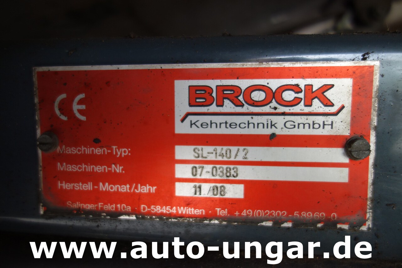 Ielu tīrīšanas mašīna Mitsubishi Fuso Canter 7C15 mit Brock SL 140/2 Kehrmaschine Euro 4: foto 24
