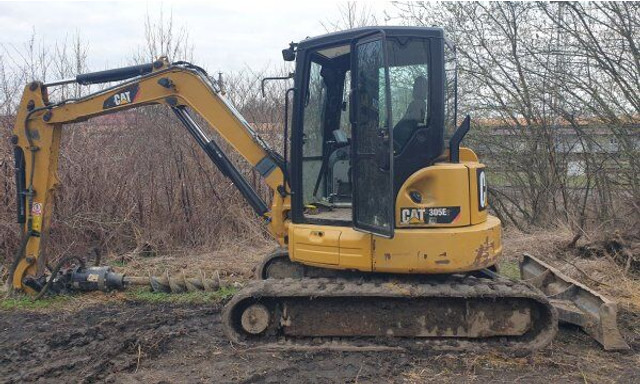 Caterpillar 305 E2 +drill - Mini-ekskavators: foto 1 Caterpillar 305 E2 +drill - Mini-ekskavators: foto 1