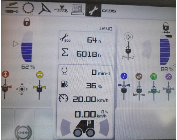 Claas Xerion 4000/783 + SGT(Bauer) - Organisko mēslu izkliedētājs: foto 4 Claas Xerion 4000/783 + SGT(Bauer) - Organisko mēslu izkliedētājs: foto 4