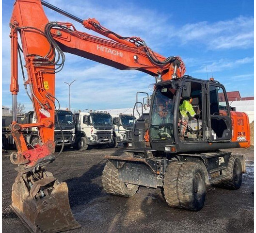 Hitachi 20t ZX190 W-6 (Zaxis) - Riteņu ekskavators: foto 1 Hitachi 20t ZX190 W-6 (Zaxis) - Riteņu ekskavators: foto 1