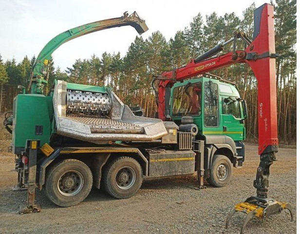 Jenz HEM 583R +6x6 MAN TGS 33.540 +Palfinger (docs MACHINE!) - Šķeldotājs: foto 1 Jenz HEM 583R +6x6 MAN TGS 33.540 +Palfinger (docs MACHINE!) - Šķeldotājs: foto 1