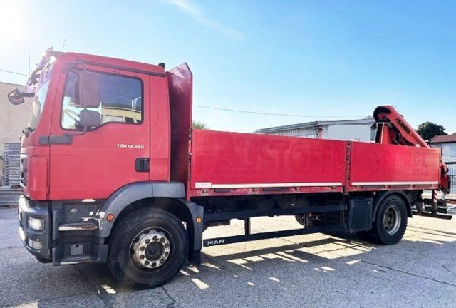 MAN 6m TGM 18.340 +Palfinger 12001 radio - Bortu kravas automašīna/ Platforma, Kravas auto ar manipulatoru: foto 3 MAN 6m TGM 18.340 +Palfinger 12001 radio - Bortu kravas automašīna/ Platforma, Kravas auto ar manipulatoru: foto 3
