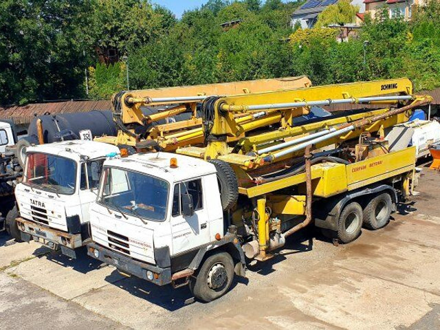 Schwing 25m BPL 601 +6x6 Tatra 815 (DOCS/KFZ MACHINE +1 no docs/kein kfz - Stacionārais betona sūknis: foto 1 Schwing 25m BPL 601 +6x6 Tatra 815 (DOCS/KFZ MACHINE +1 no docs/kein kfz - Stacionārais betona sūknis: foto 1