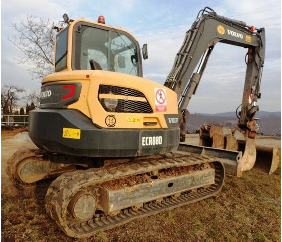 Volvo ECR 88 D - Mini-ekskavators: foto 1 Volvo ECR 88 D - Mini-ekskavators: foto 1