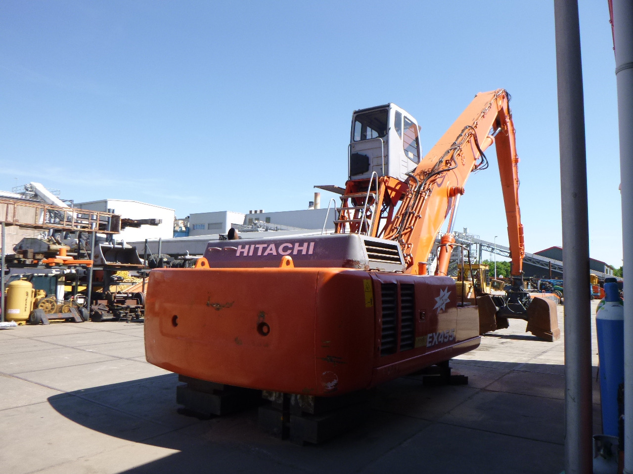 FIAT-HITACHI EX455 Stationary dock/ship material handler - Atkritumu iekrāvējs: foto 4 FIAT-HITACHI EX455 Stationary dock/ship material handler - Atkritumu iekrāvējs: foto 4