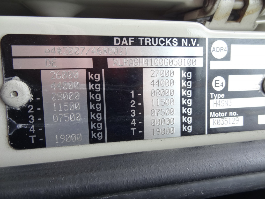 Daf XF440 6X2 Fassi 235 mit Jib bis 24.50 Meter līzingu Daf XF440 6X2 Fassi 235 mit Jib bis 24.50 Meter: foto 15