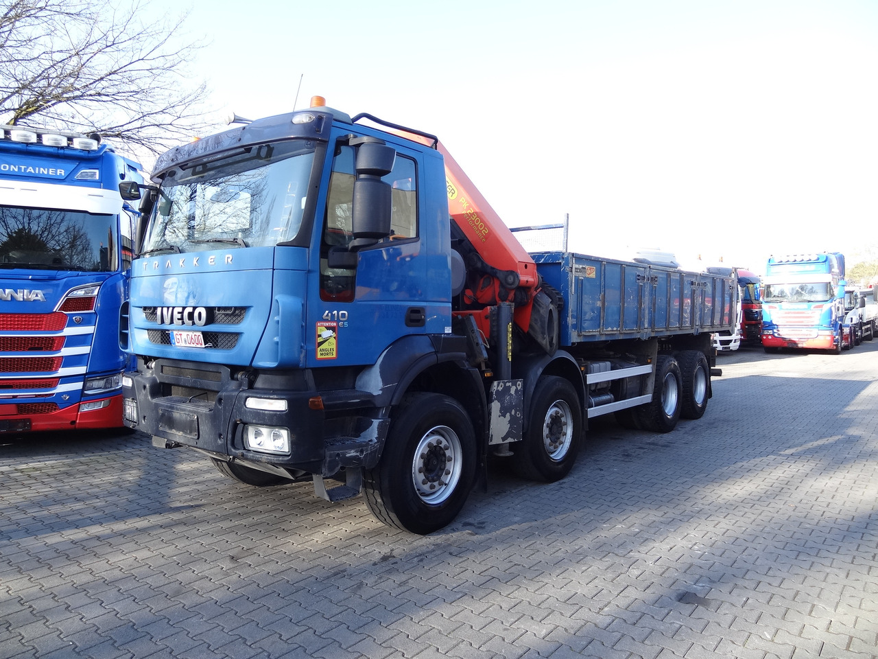 Iveco Trakker AD340T41 8X4 Kipper Kran Palfinger 23002 - Kravas auto ar manipulatoru, Kravas automašīna pašizgāzējs: foto 1 Iveco Trakker AD340T41 8X4 Kipper Kran Palfinger 23002 - Kravas auto ar manipulatoru, Kravas automašīna pašizgāzējs: foto 1