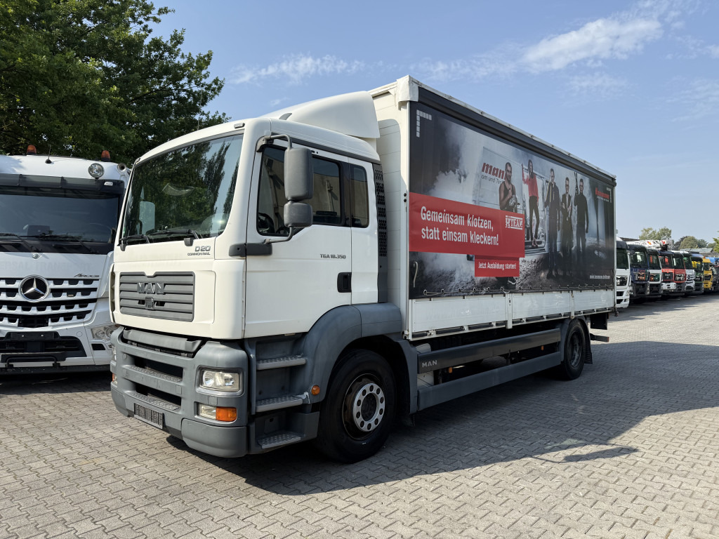 MAN TGA 18.350 4X2 BL Ladebordwand 4.000Kg - Kravas automašīna ar tentu: foto 1 MAN TGA 18.350 4X2 BL Ladebordwand 4.000Kg - Kravas automašīna ar tentu: foto 1