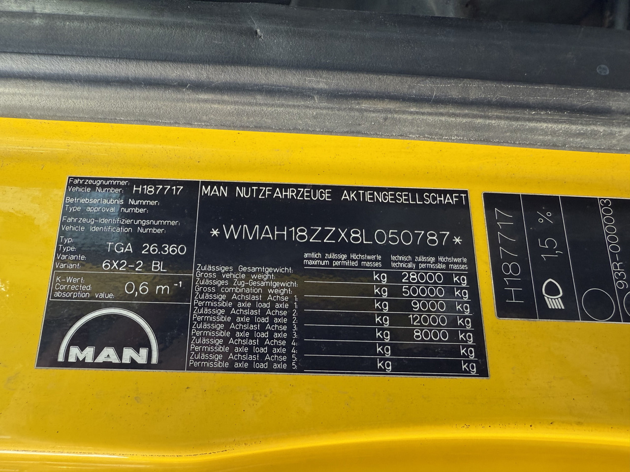 MAN TGA 26.360 6X2 Kipper Kran Palfinger 15500 - Kravas automašīna pašizgāzējs, Kravas auto ar manipulatoru: foto 5 MAN TGA 26.360 6X2 Kipper Kran Palfinger 15500 - Kravas automašīna pašizgāzējs, Kravas auto ar manipulatoru: foto 5