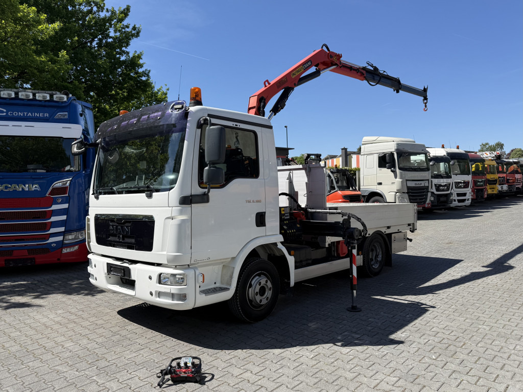MAN TGL 8.180 Palfinger 6501 - Bortu kravas automašīna/ Platforma, Kravas auto ar manipulatoru: foto 1 MAN TGL 8.180 Palfinger 6501 - Bortu kravas automašīna/ Platforma, Kravas auto ar manipulatoru: foto 1