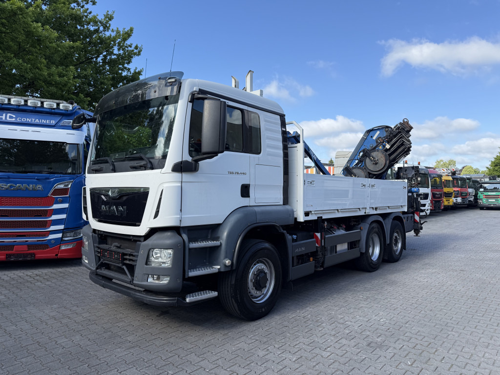 Kravas auto ar manipulatoru, Bortu kravas automašīna/ Platforma MAN TGS 28.440 6X4H-4 Atlas 290 bis 24 Meter: foto 9