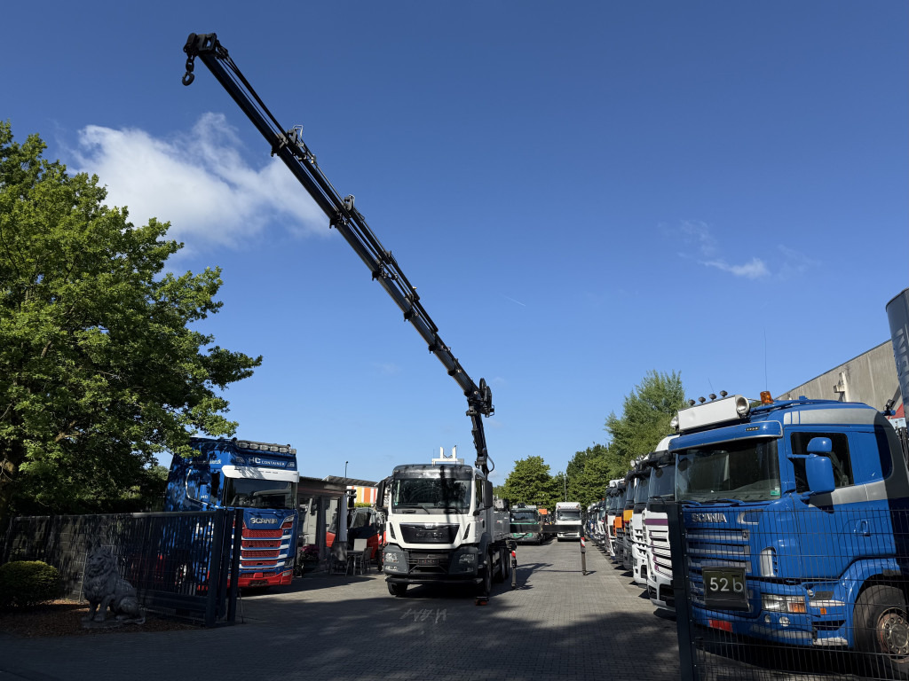 Kravas auto ar manipulatoru, Bortu kravas automašīna/ Platforma MAN TGS 28.440 6X4H-4 Atlas 290 bis 24 Meter: foto 8