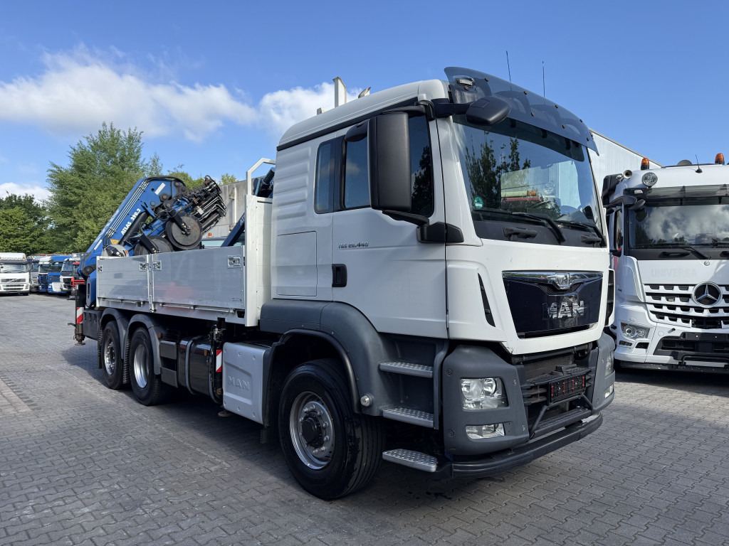 Kravas auto ar manipulatoru, Bortu kravas automašīna/ Platforma MAN TGS 28.440 6X4H-4 Atlas 290 bis 24 Meter: foto 11