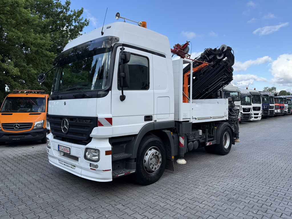 Kravas auto ar manipulatoru, Bortu kravas automašīna/ Platforma Mercedes-Benz Actros 1841 Kran Hiab 288 bis 30 Meter: foto 1