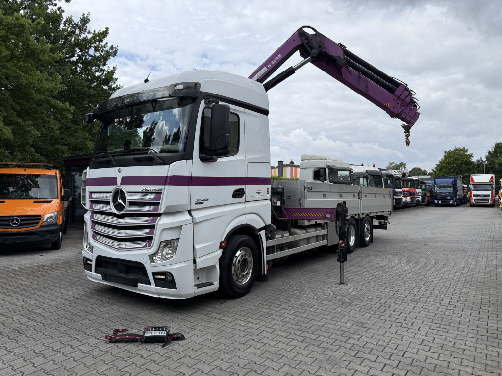 Mercedes-Benz Actros 2545 6X2 HIAB 166 bis 19 Meter - Bortu kravas automašīna/ Platforma, Kravas auto ar manipulatoru: foto 1 Mercedes-Benz Actros 2545 6X2 HIAB 166 bis 19 Meter - Bortu kravas automašīna/ Platforma, Kravas auto ar manipulatoru: foto 1