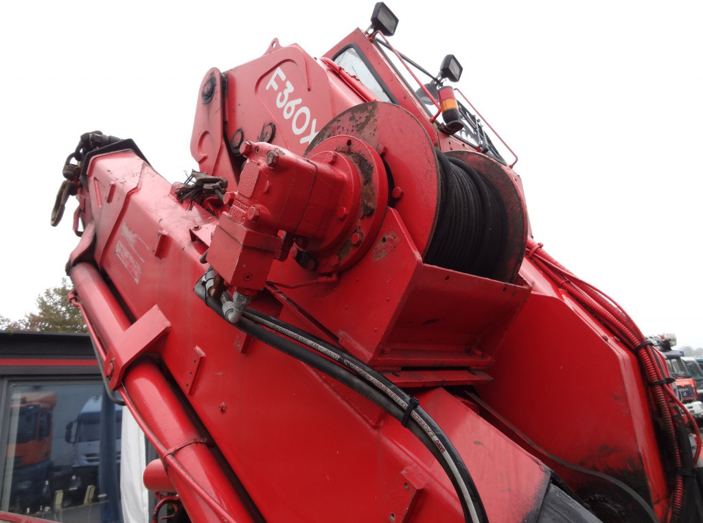 Kravas auto ar manipulatoru, Bortu kravas automašīna/ Platforma Scania R144 460 6X4 Fassi 360 bis 25 Meter: foto 15