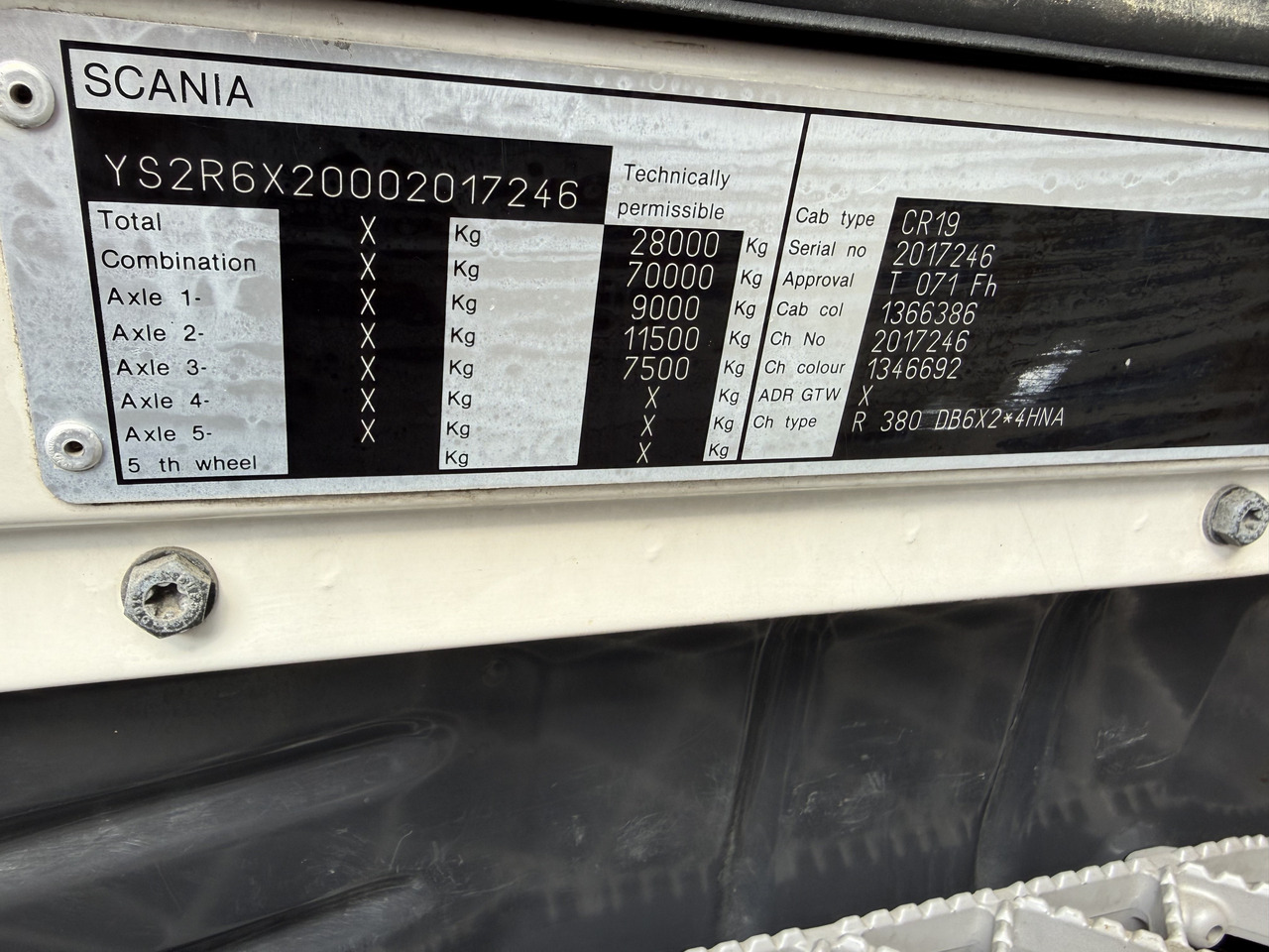 Scania R380 6X2*4 Kipper mit Kran HIAB 220 - Kravas automašīna pašizgāzējs, Kravas auto ar manipulatoru: foto 5 Scania R380 6X2*4 Kipper mit Kran HIAB 220 - Kravas automašīna pašizgāzējs, Kravas auto ar manipulatoru: foto 5