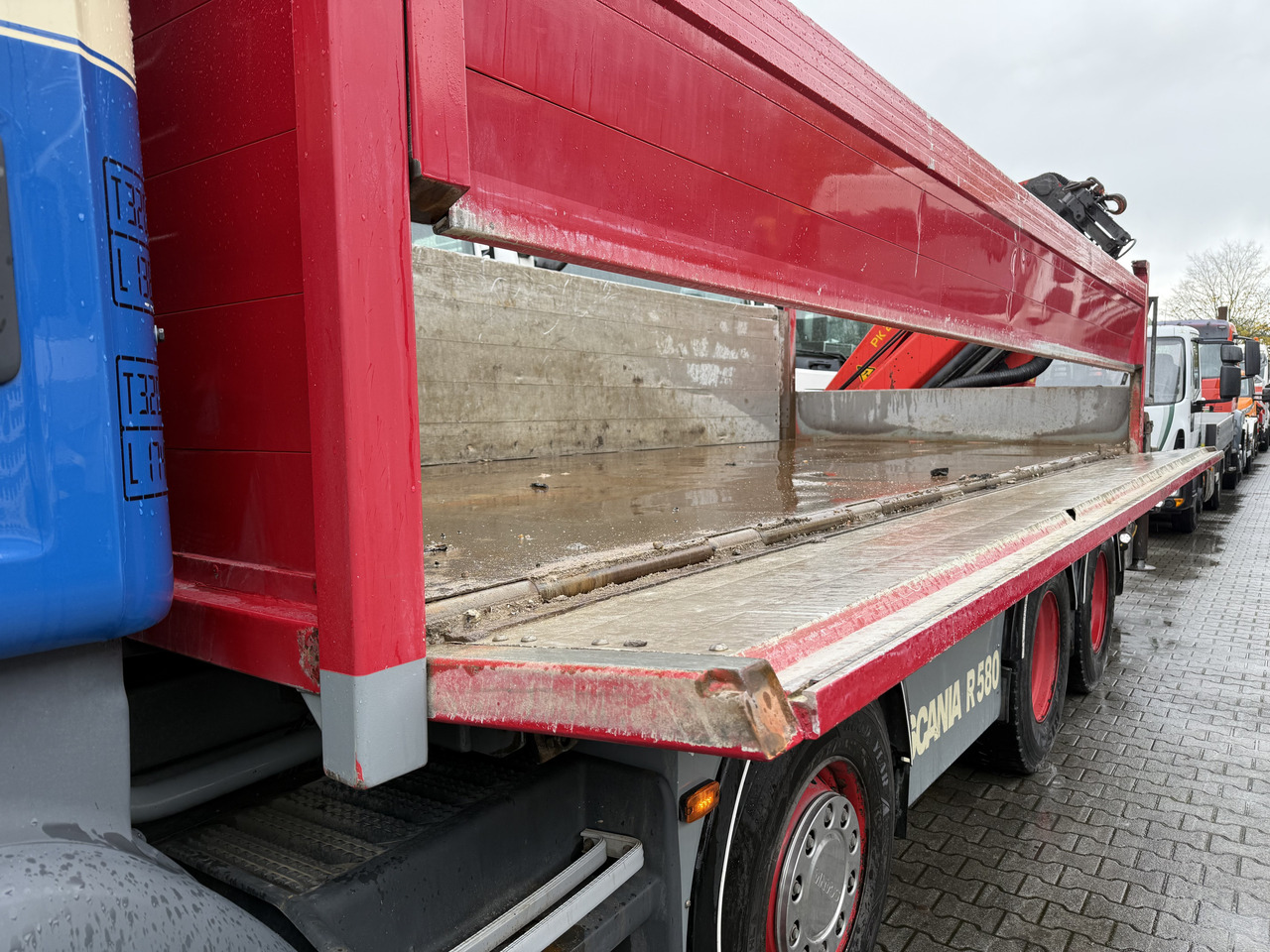 Scania R580 V8 8X4 Kipper Kran Palfinger 22002 - Kravas automašīna pašizgāzējs, Kravas auto ar manipulatoru: foto 5 Scania R580 V8 8X4 Kipper Kran Palfinger 22002 - Kravas automašīna pašizgāzējs, Kravas auto ar manipulatoru: foto 5