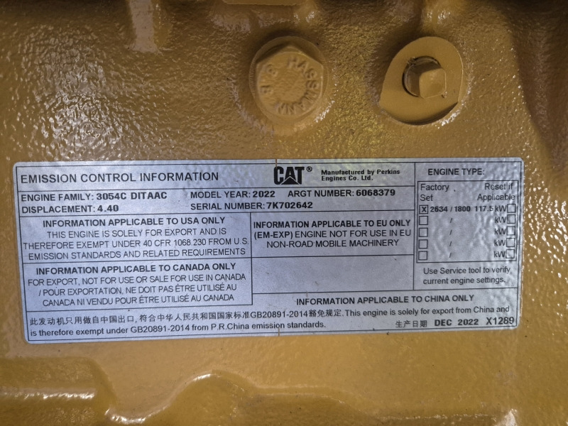 Caterpillar 3054C DITAAC Engine + Radiator - Dzinējs - Industriālā iekārta: foto 2 Caterpillar 3054C DITAAC Engine + Radiator - Dzinējs - Industriālā iekārta: foto 2