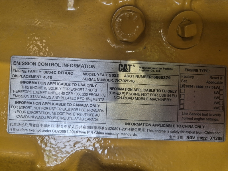 Caterpillar 3054C DITAAC Engine + Radiator - Dzinējs - Industriālā iekārta: foto 2 Caterpillar 3054C DITAAC Engine + Radiator - Dzinējs - Industriālā iekārta: foto 2