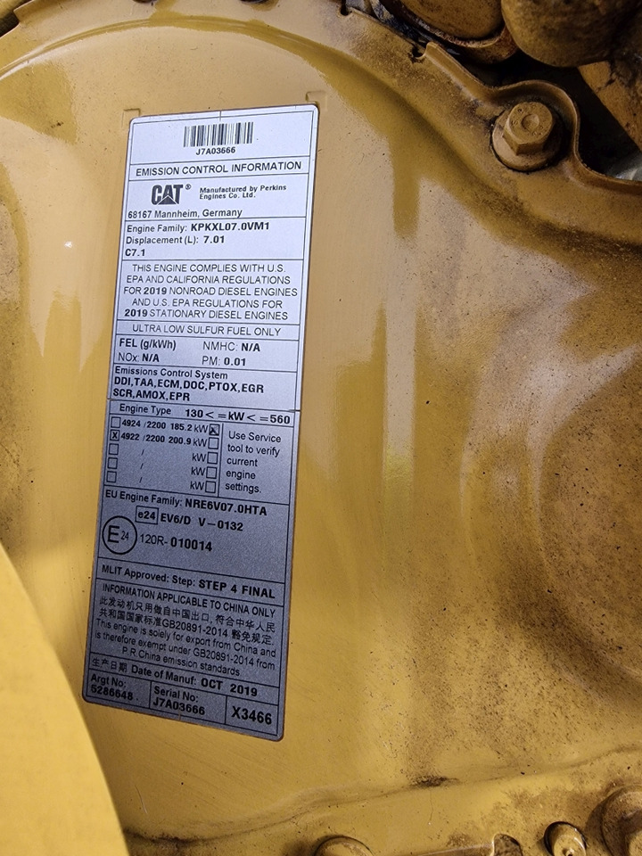 Caterpillar C7.1 950M Wheel Loader Engine (Plant) - Dzinējs - Celtniecības tehnika: foto 3 Caterpillar C7.1 950M Wheel Loader Engine (Plant) - Dzinējs - Celtniecības tehnika: foto 3