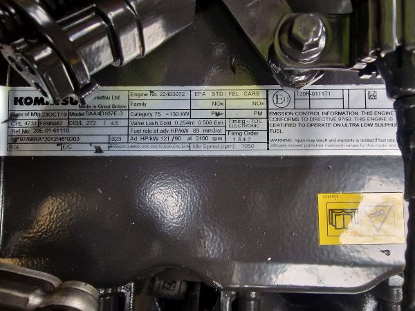 Cummins/Komatsu QSB4.5/SAA4D107E-3 Engine (Plant) - Dzinējs - Celtniecības tehnika: foto 2 Cummins/Komatsu QSB4.5/SAA4D107E-3 Engine (Plant) - Dzinējs - Celtniecības tehnika: foto 2
