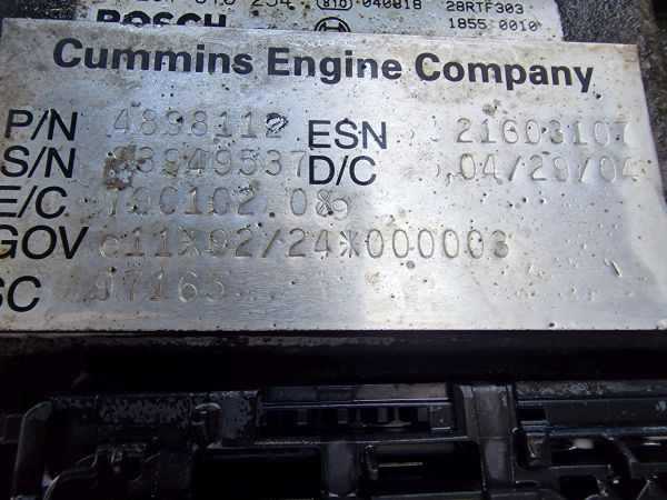 DAF 6ISB E3 5.9 Daf Spec CE162C Engine (Truck) - Dzinējs - Kravas automašīna: foto 2 DAF 6ISB E3 5.9 Daf Spec CE162C Engine (Truck) - Dzinējs - Kravas automašīna: foto 2