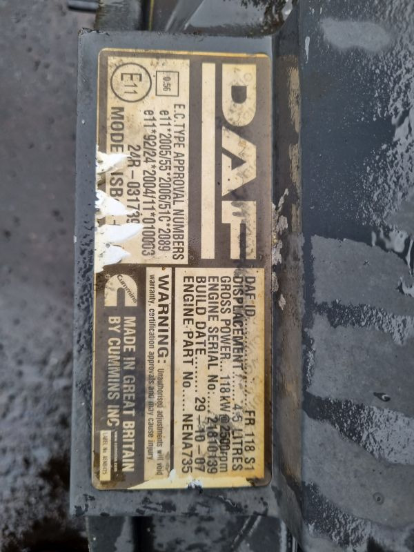 DAF FR118S1 Engine (Truck) - Dzinējs - Kravas automašīna: foto 2 DAF FR118S1 Engine (Truck) - Dzinējs - Kravas automašīna: foto 2