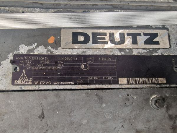 Deutz TCD 2013 L06 2V Engine (Industrial) - Dzinējs - Industriālā iekārta: foto 2 Deutz TCD 2013 L06 2V Engine (Industrial) - Dzinējs - Industriālā iekārta: foto 2