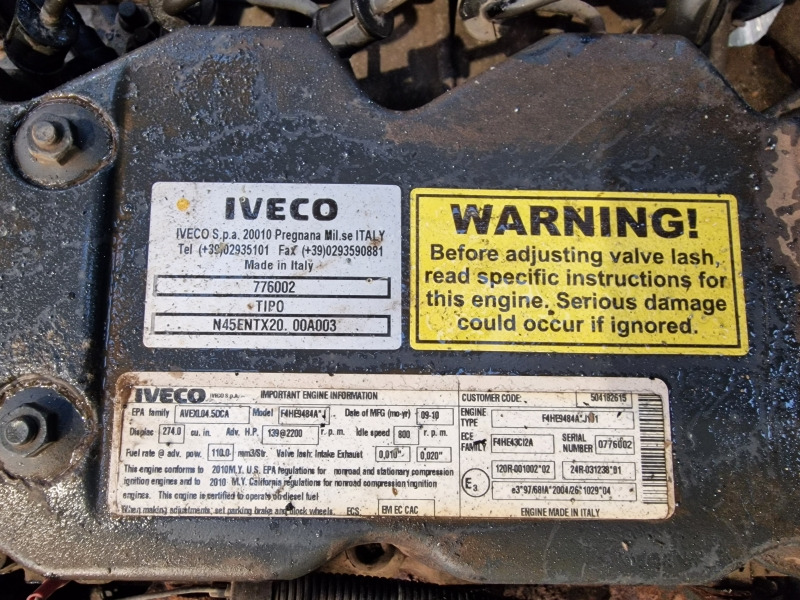 Iveco/Cummins F4HE9484A*J N45ENTX20 Engine (Industrial) - Dzinējs - Industriālā iekārta: foto 2 Iveco/Cummins F4HE9484A*J N45ENTX20 Engine (Industrial) - Dzinējs - Industriālā iekārta: foto 2