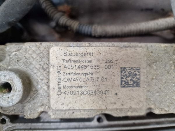 Mercedes Benz OM470LA 6-7-01 Engine (Truck) - Dzinējs - Kravas automašīna: foto 2 Mercedes Benz OM470LA 6-7-01 Engine (Truck) - Dzinējs - Kravas automašīna: foto 2